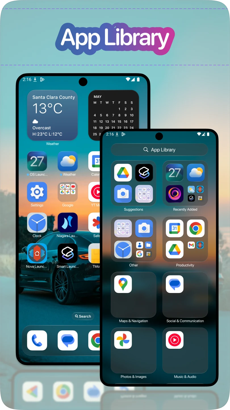 OS 27 Launcher : Golden Gate screenshot