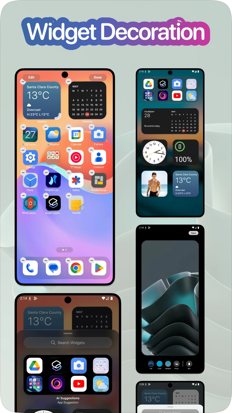 OS 27 Launcher : Golden Gate screenshot